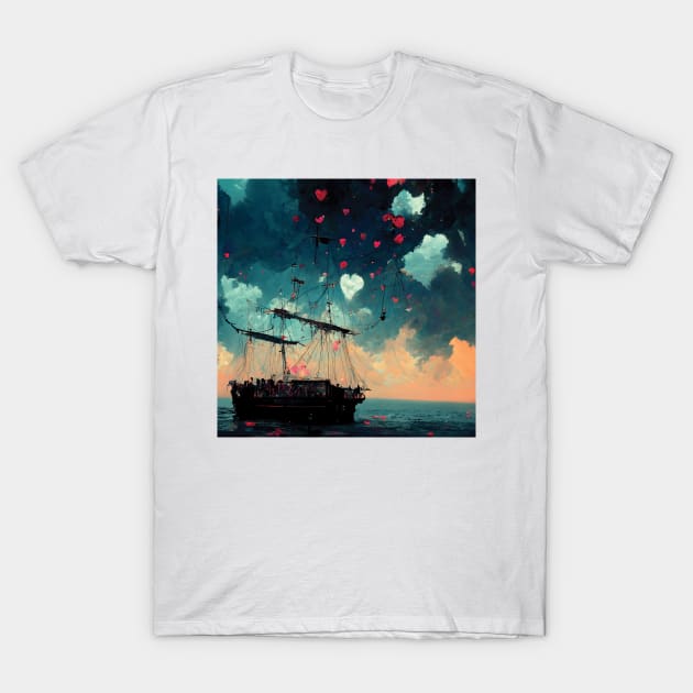 Our Flag Means Love T-Shirt by CafePurr